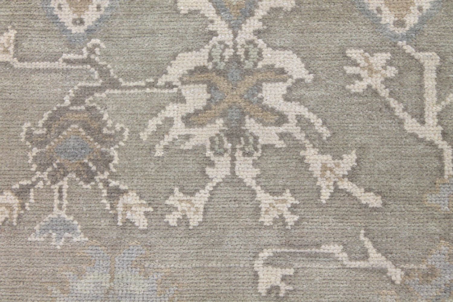 12 ft. Runner Oushak Hand Knotted Wool Area Rug - MR030622