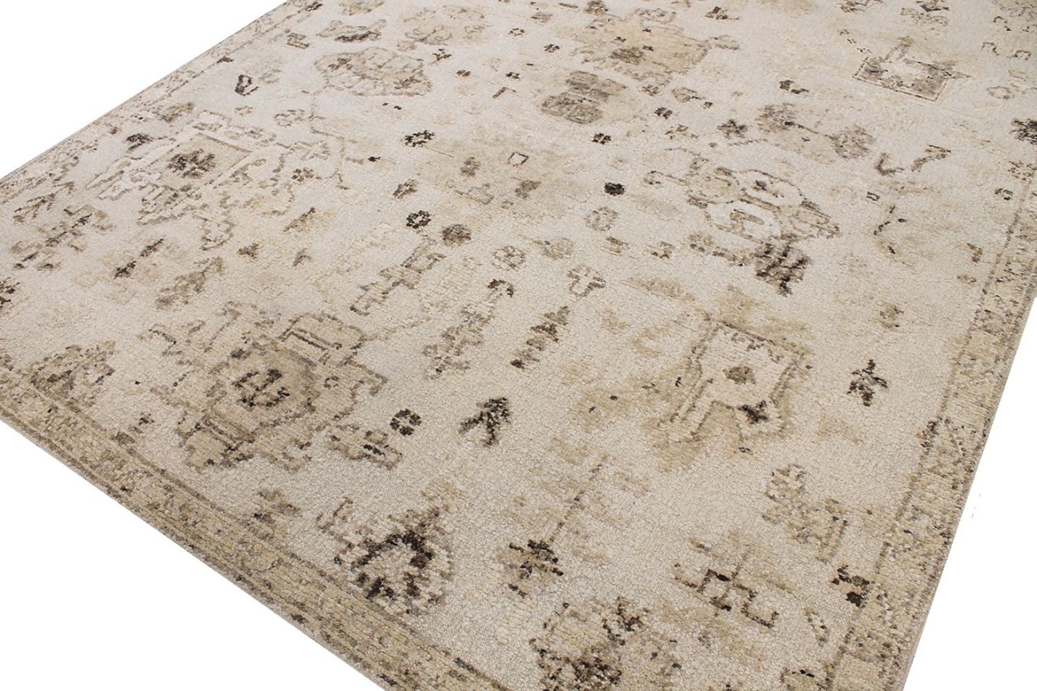 10x14 Oushak Hand Knotted Wool Area Rug - MR030623