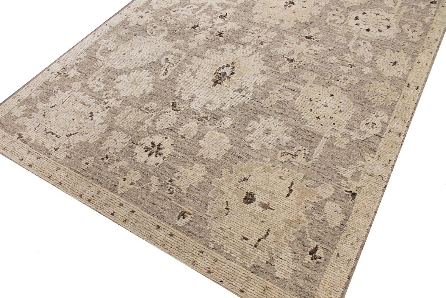 9x12 Oushak Hand Knotted Wool Area Rug - MR030624