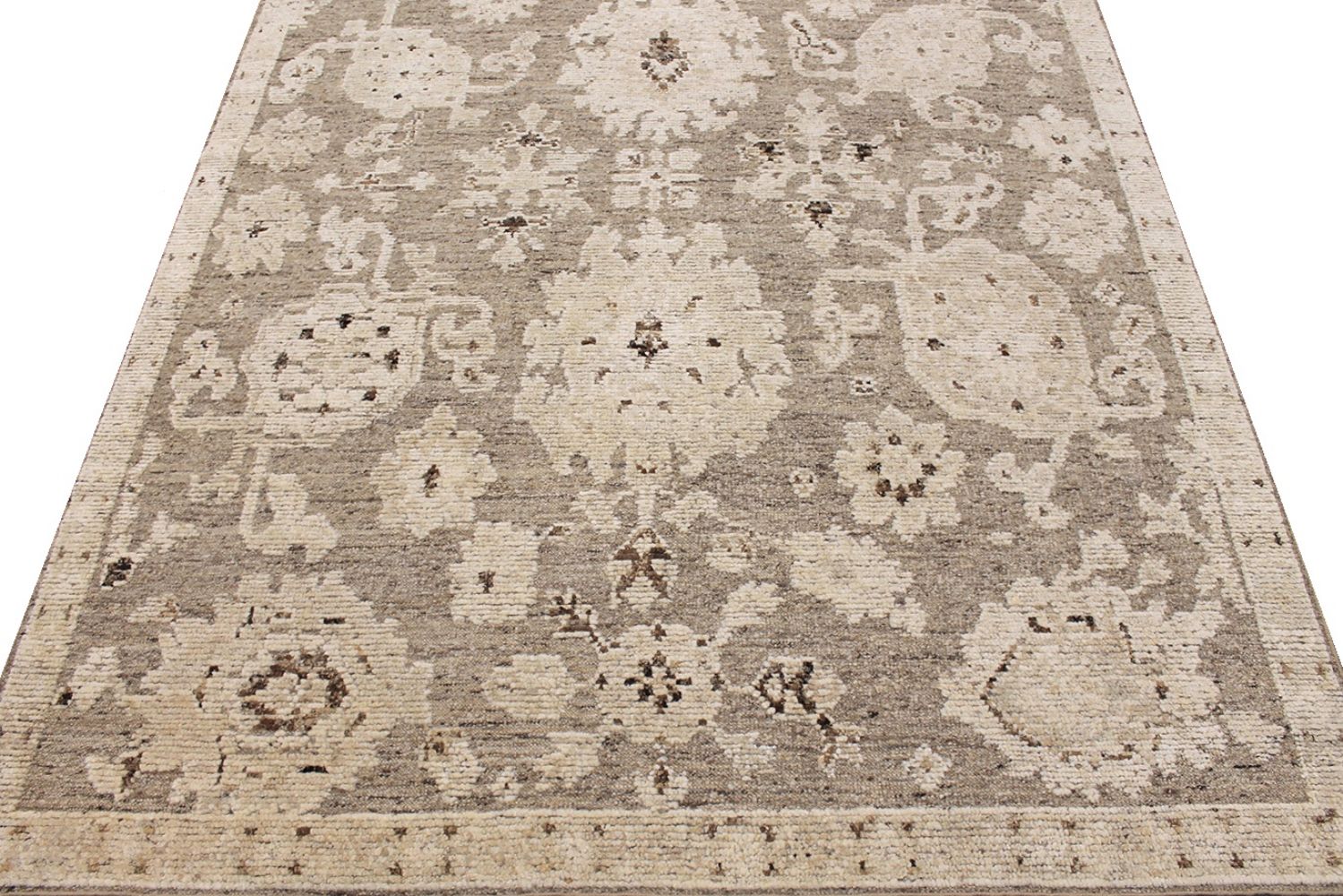9x12 Oushak Hand Knotted Wool Area Rug - MR030625
