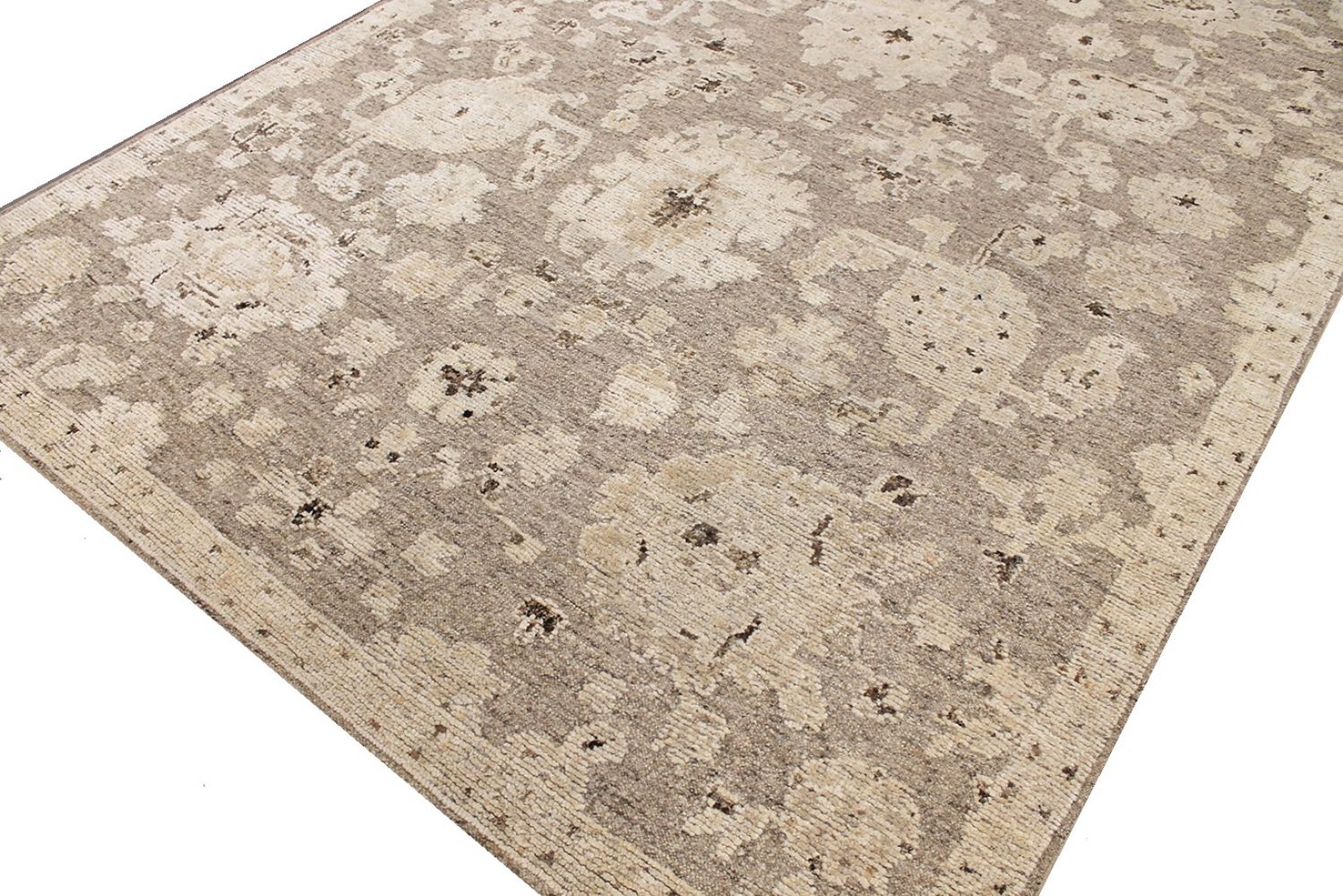 10x14 Oushak Hand Knotted Wool Area Rug - MR030626