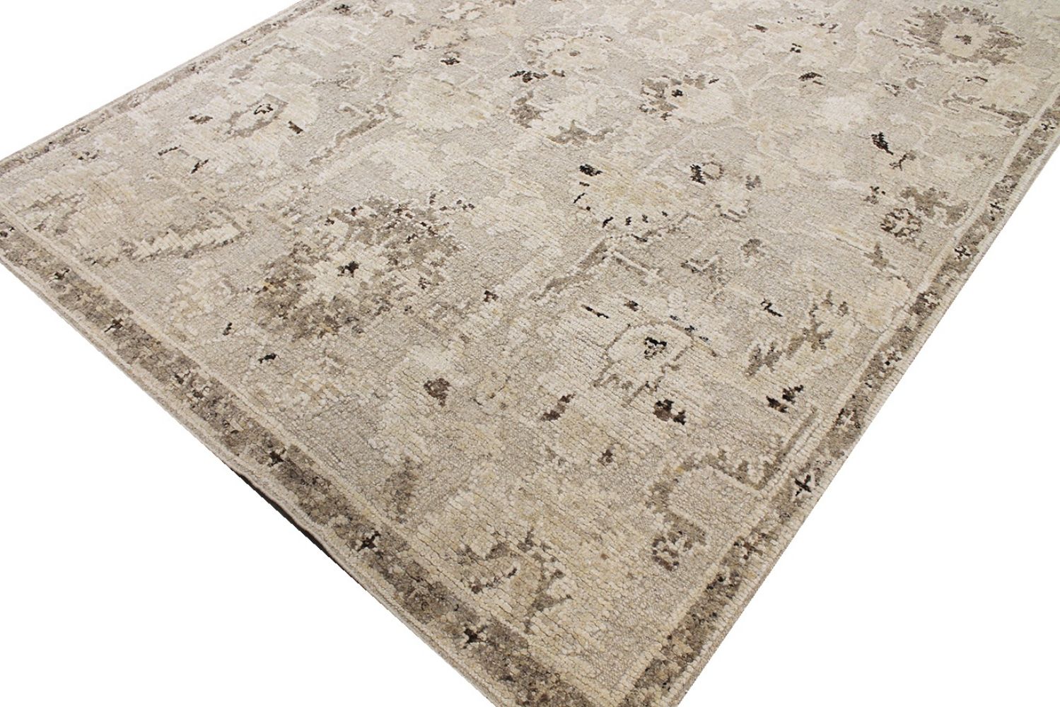9x12 Oushak Hand Knotted Wool Area Rug - MR030627
