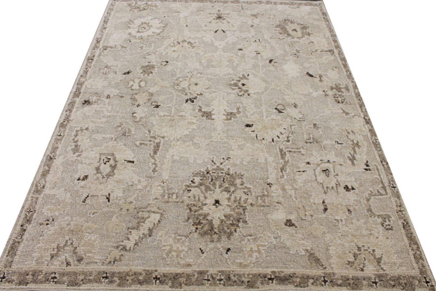 9x12 Oushak Hand Knotted Wool Area Rug - MR030628