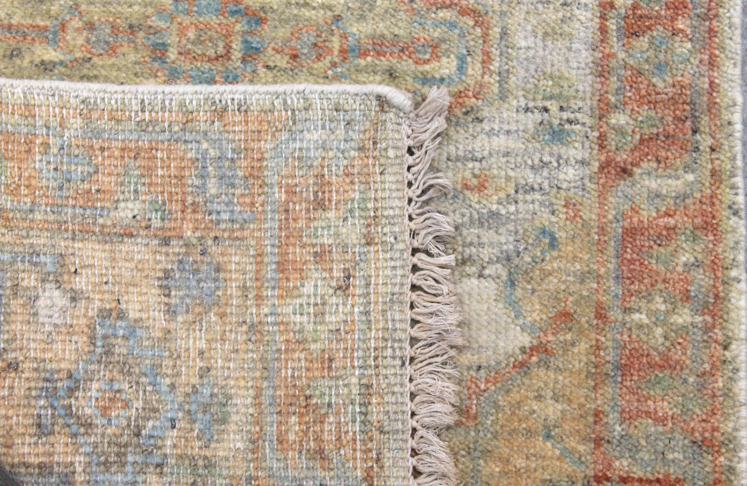 12 ft. Runner Aryana & Antique Revivals Hand Knotted Wool Area Rug - MR030634