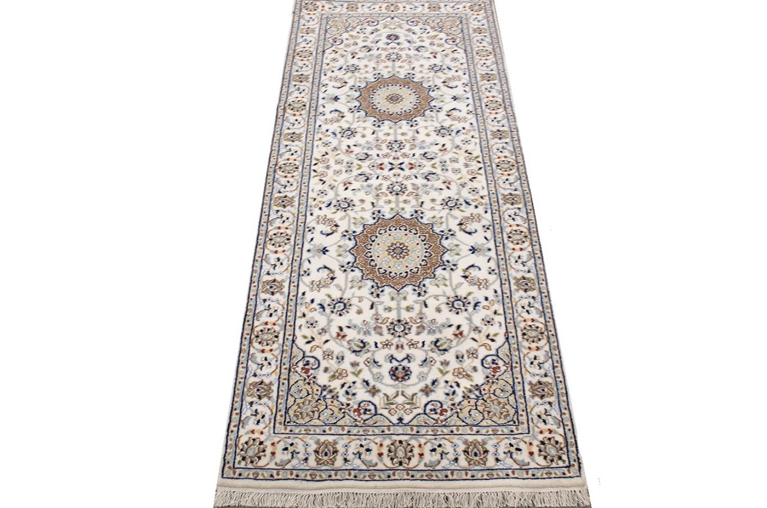 6 ft. Runner Traditional Hand Knotted Wool Area Rug - MR030640
