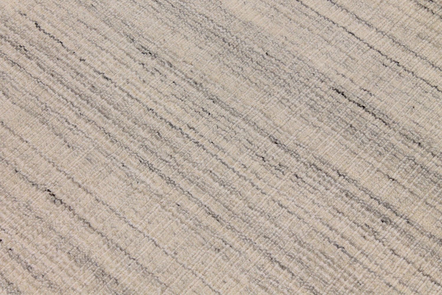 5 ft. Round & Square Casual Hand Knotted Wool Area Rug - MR030643