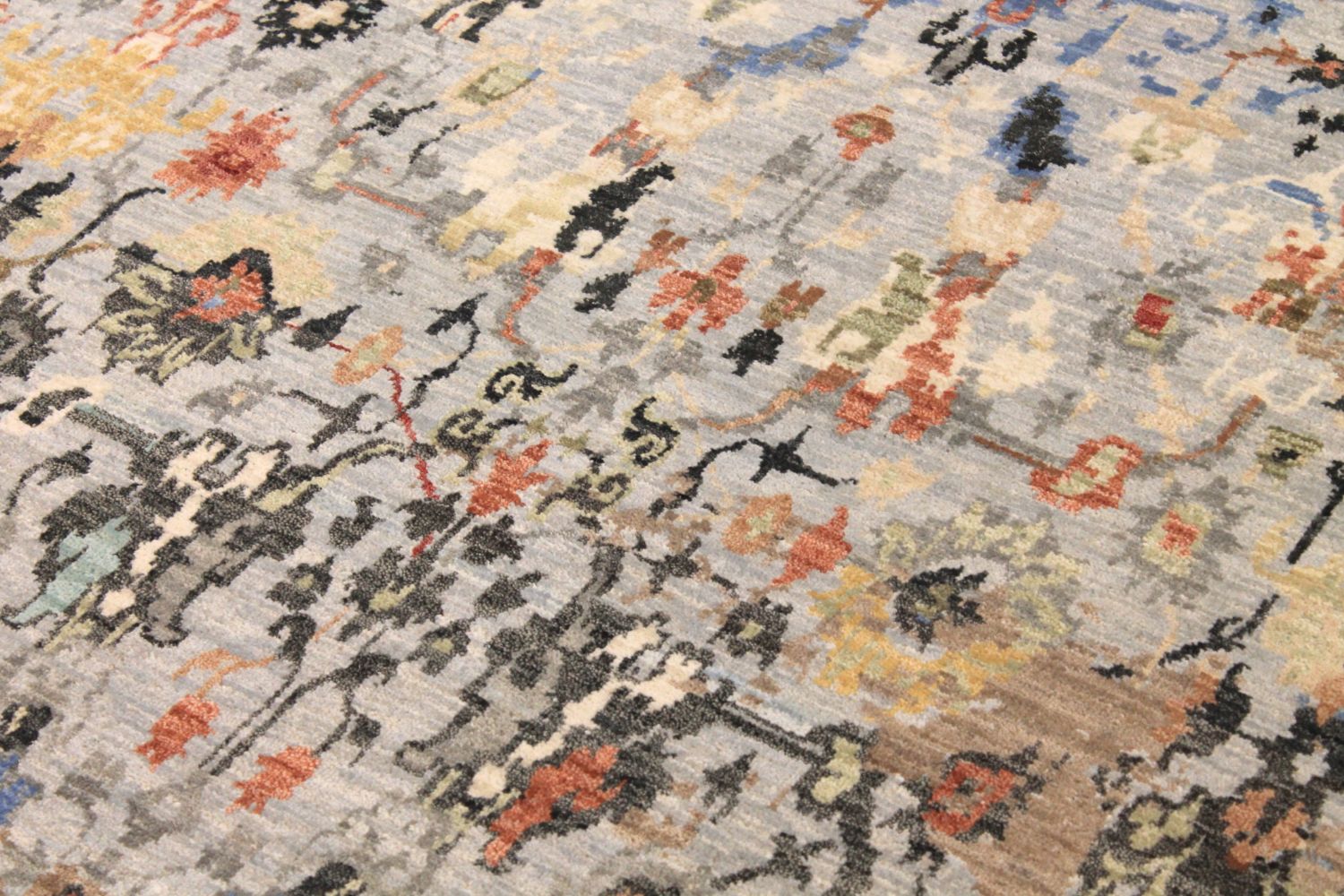 8x10 Transitional Hand Knotted Wool Area Rug - MR030645
