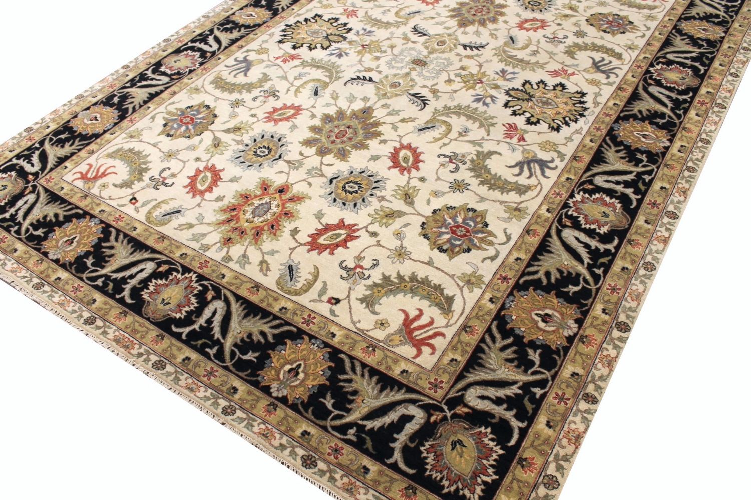10x14 Traditional Hand Knotted Wool Area Rug - MR030673