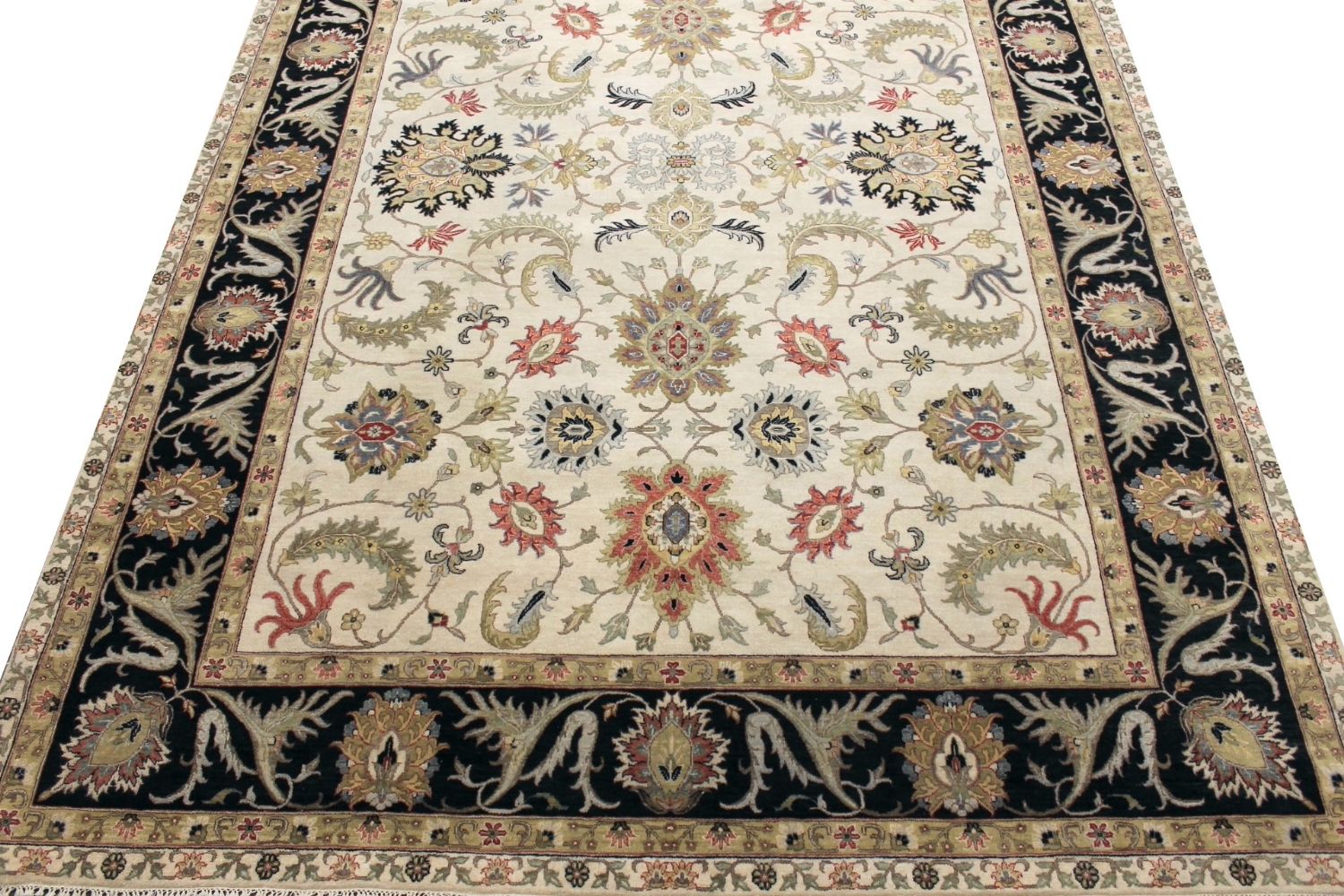 10x14 Traditional Hand Knotted Wool Area Rug - MR030673