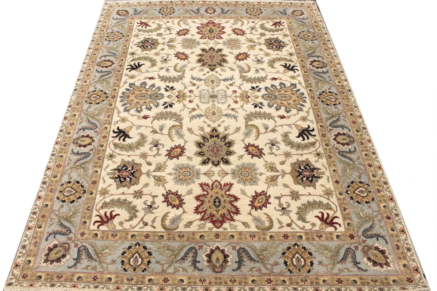 9x12 Traditional Hand Knotted Wool Area Rug - MR030674