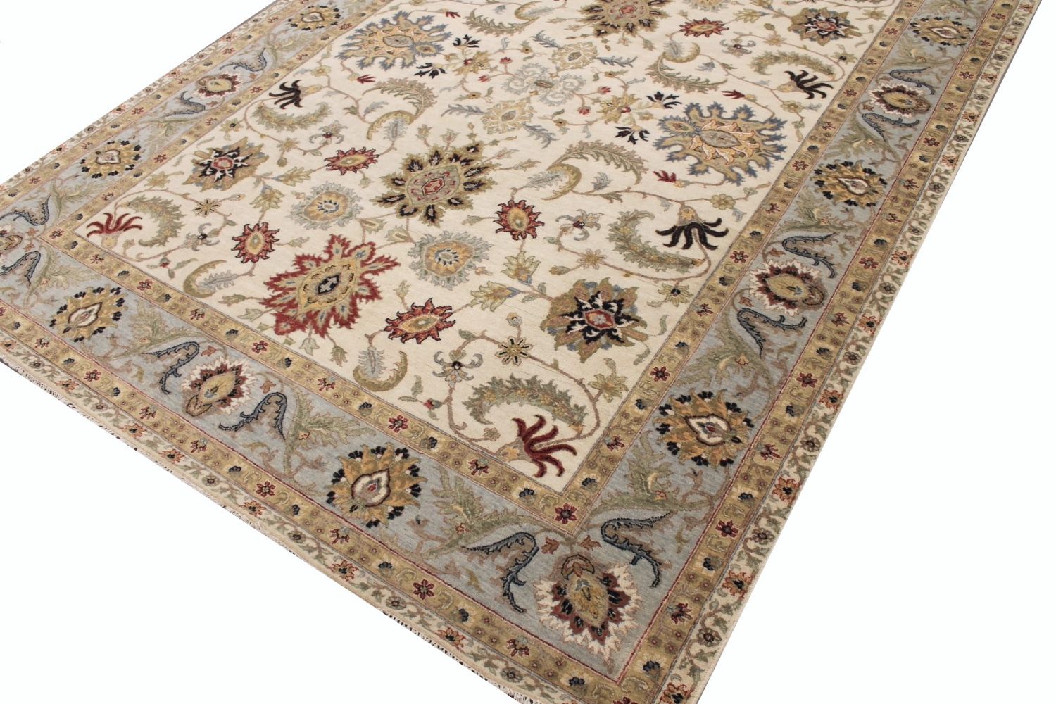 9x12 Traditional Hand Knotted Wool Area Rug - MR030674