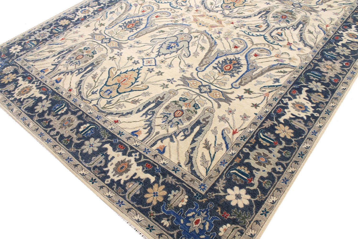 9x12 Traditional Hand Knotted Wool Area Rug - MR030675
