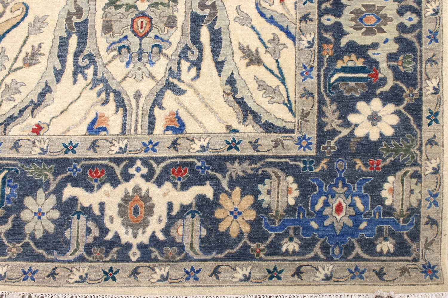 9x12 Traditional Hand Knotted Wool Area Rug - MR030675