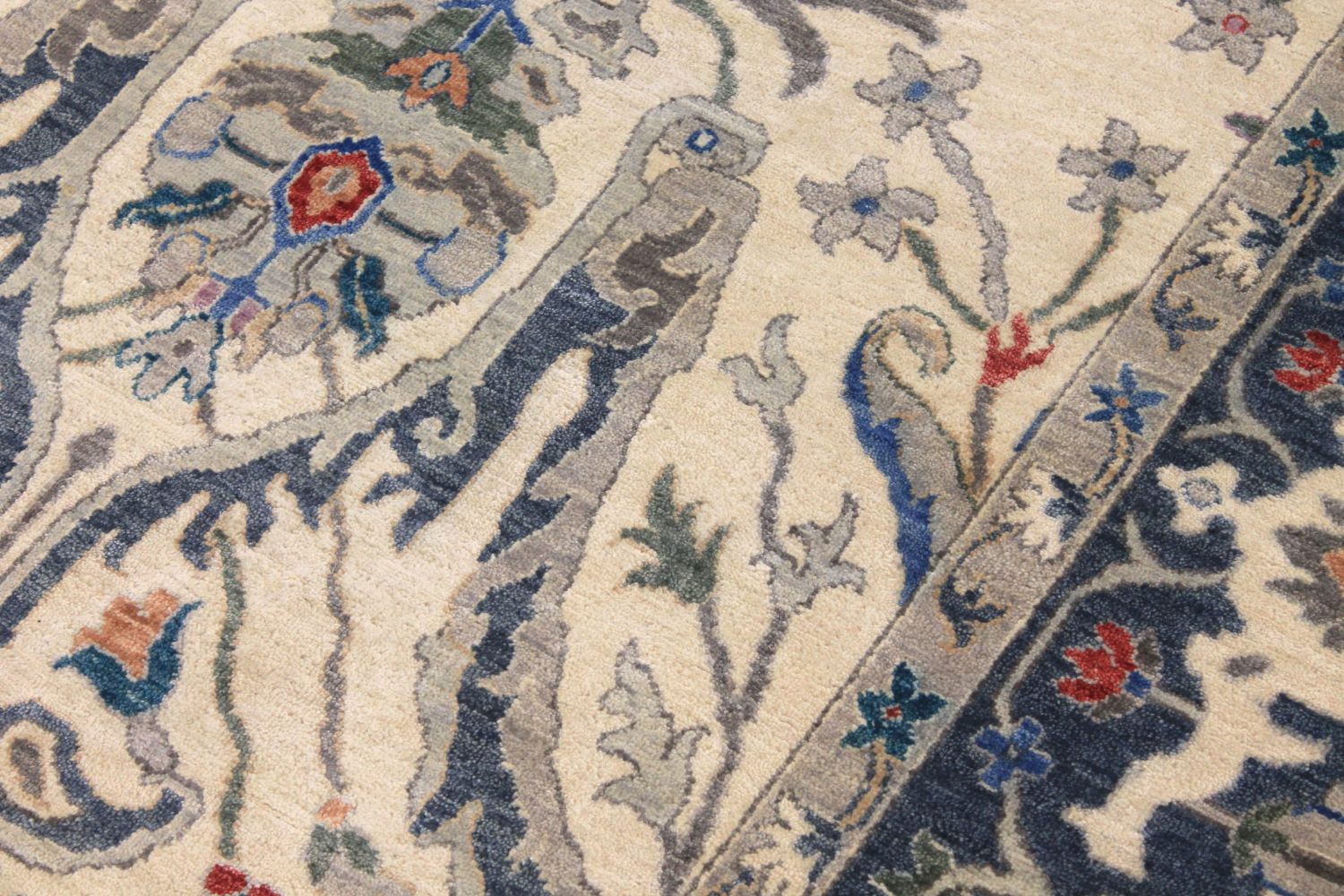 9x12 Traditional Hand Knotted Wool Area Rug - MR030675