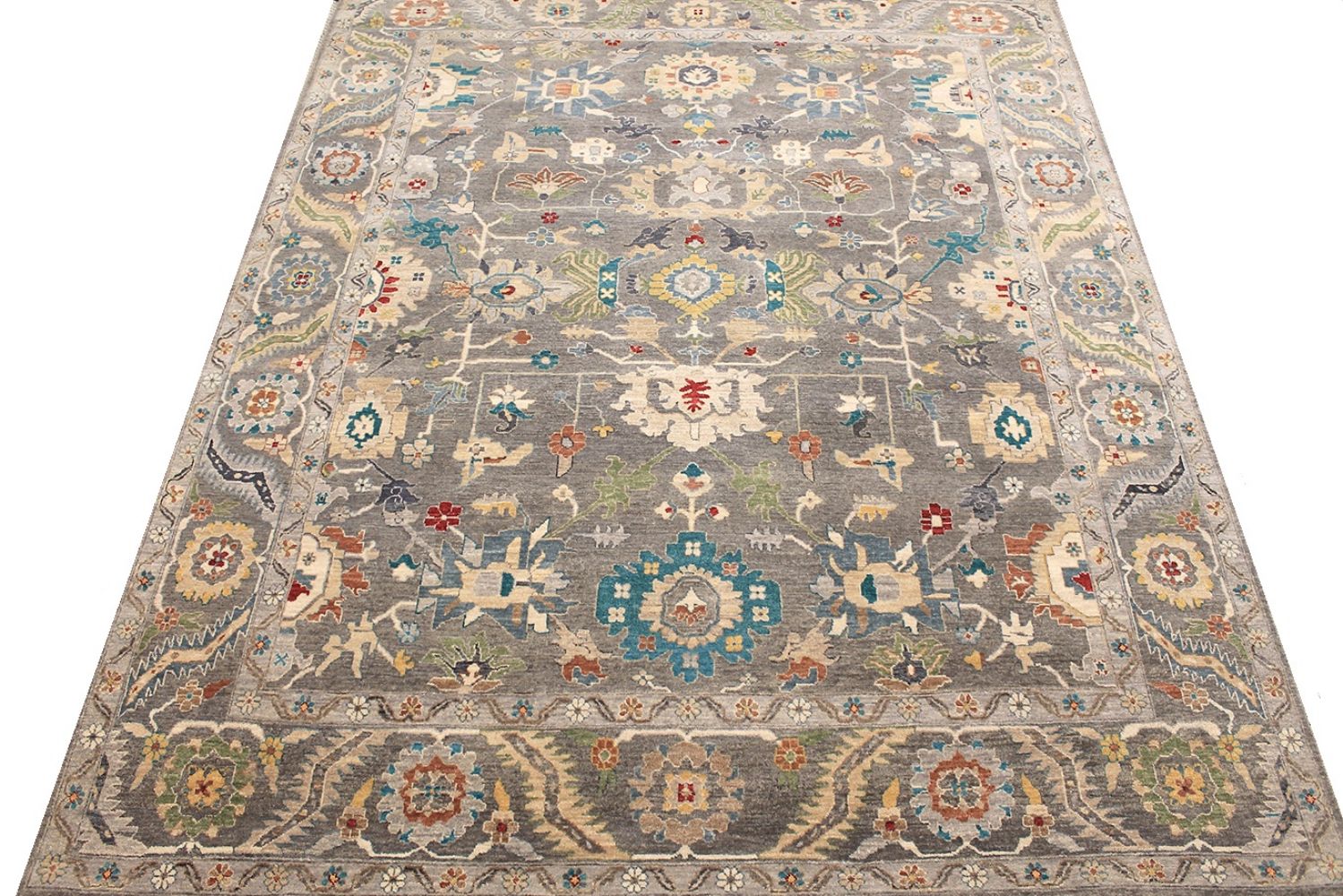 8x10 Traditional Hand Knotted Wool Area Rug - MR030677