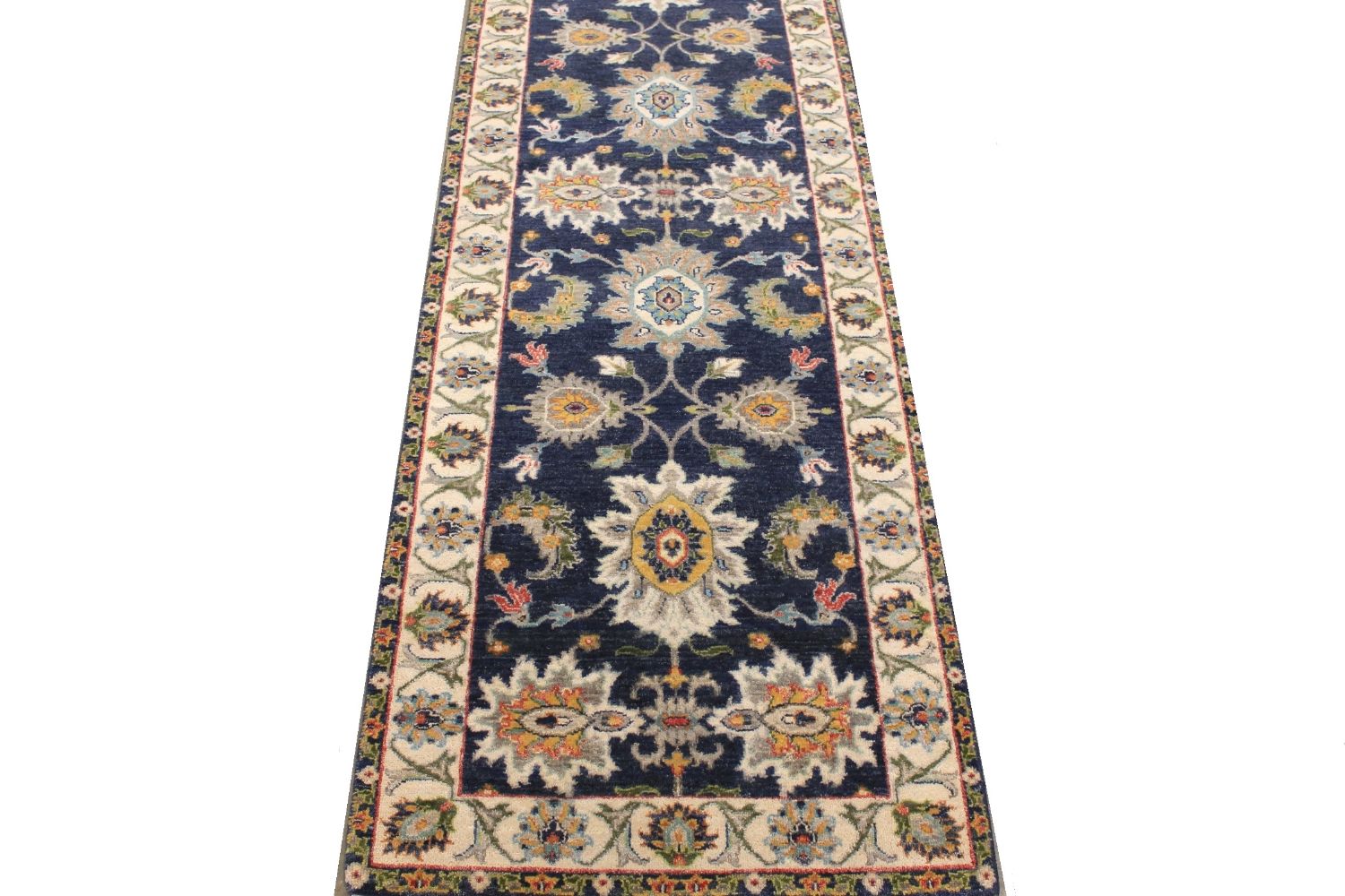 8 ft. Runner Traditional Hand Knotted Wool Area Rug - MR030680