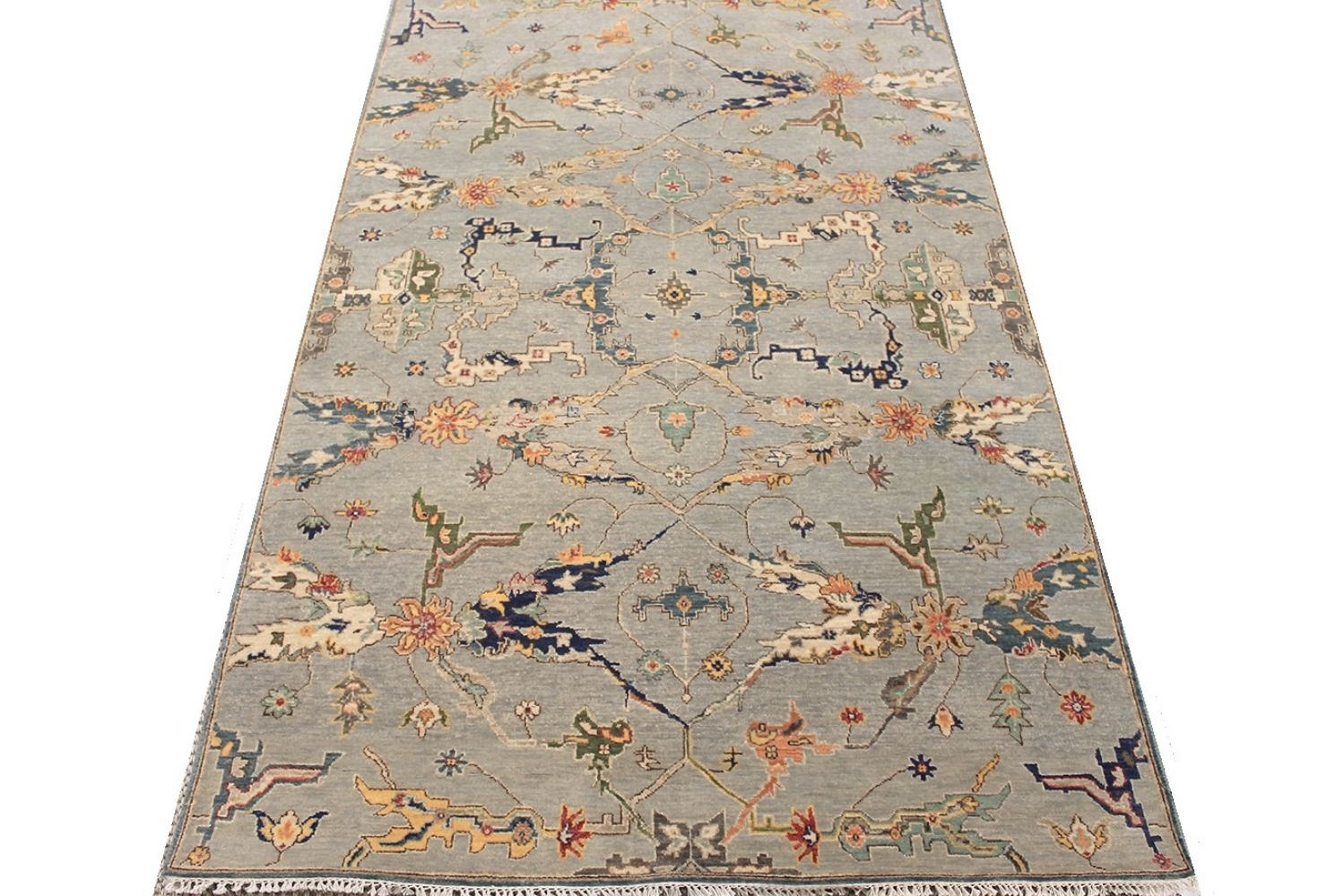 5x7/8 Traditional Hand Knotted Wool Area Rug - MR030682