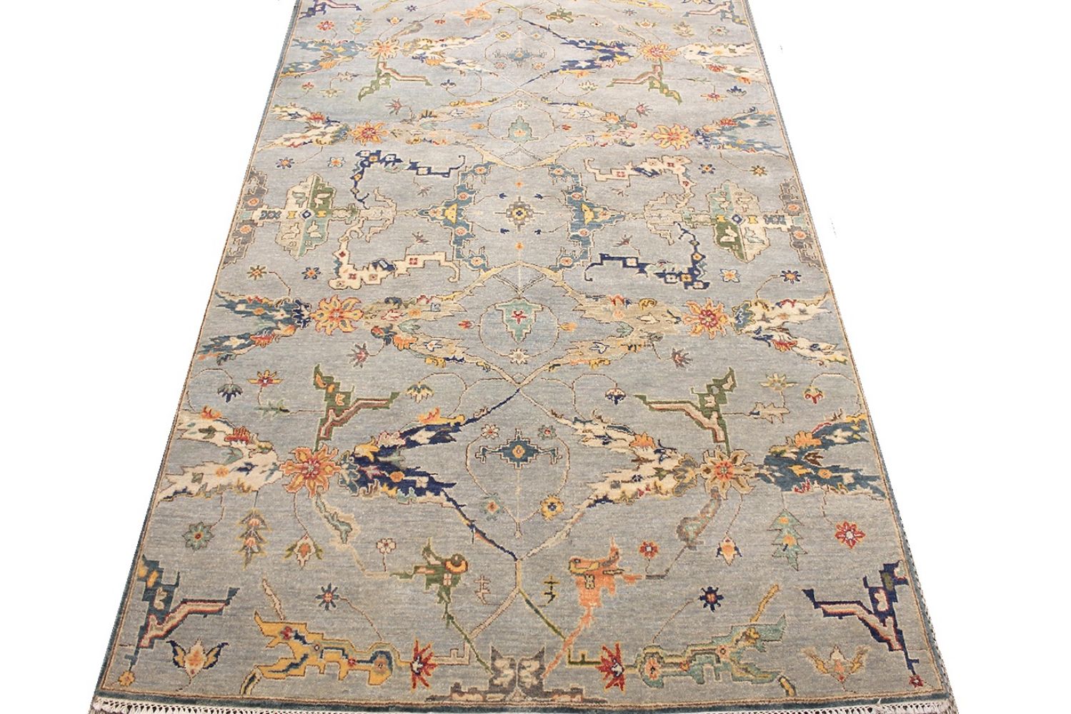 5x7/8 Traditional Hand Knotted Wool Area Rug - MR030682