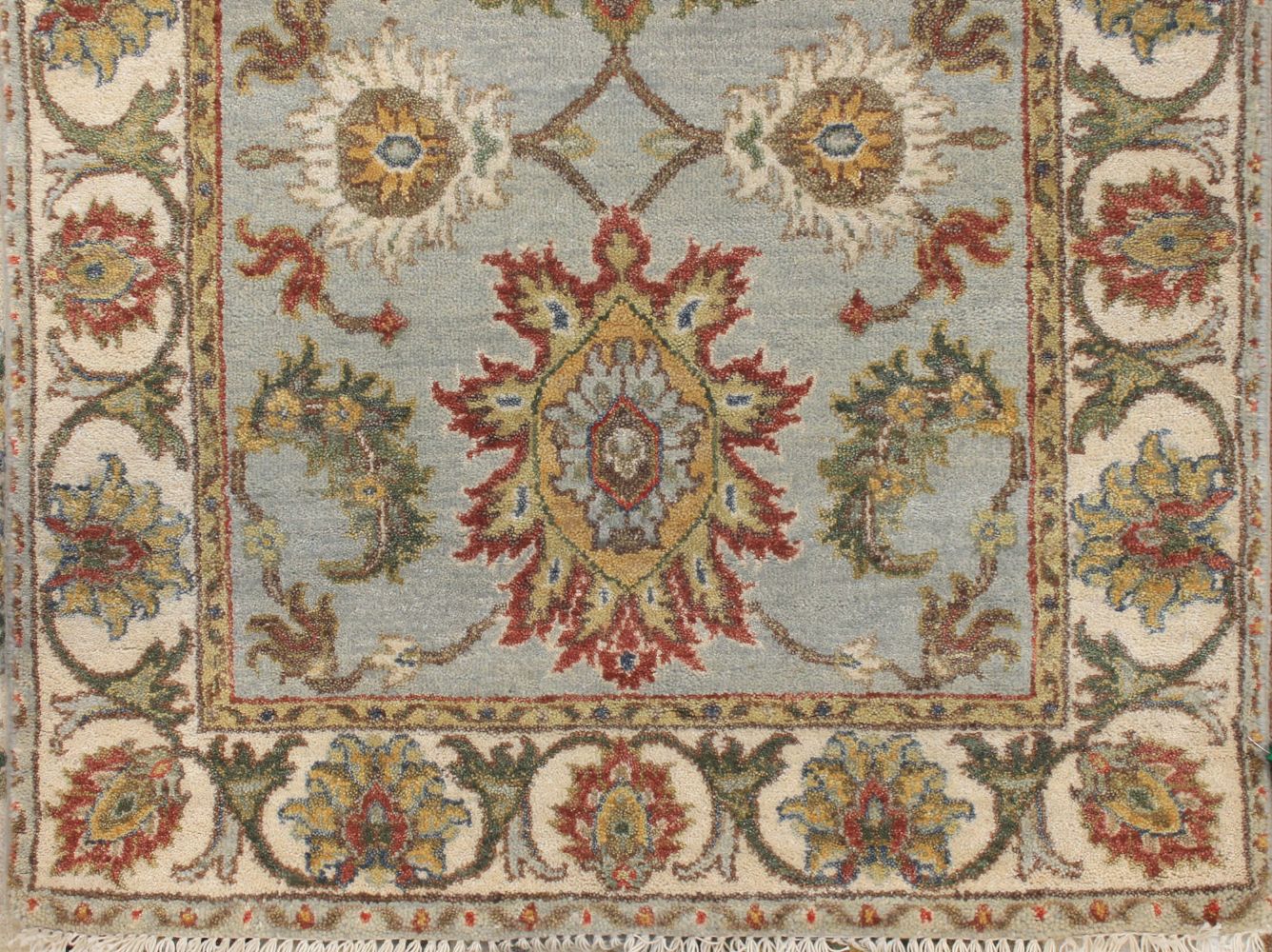 6 ft. Runner Traditional Hand Knotted Wool Area Rug - MR030687
