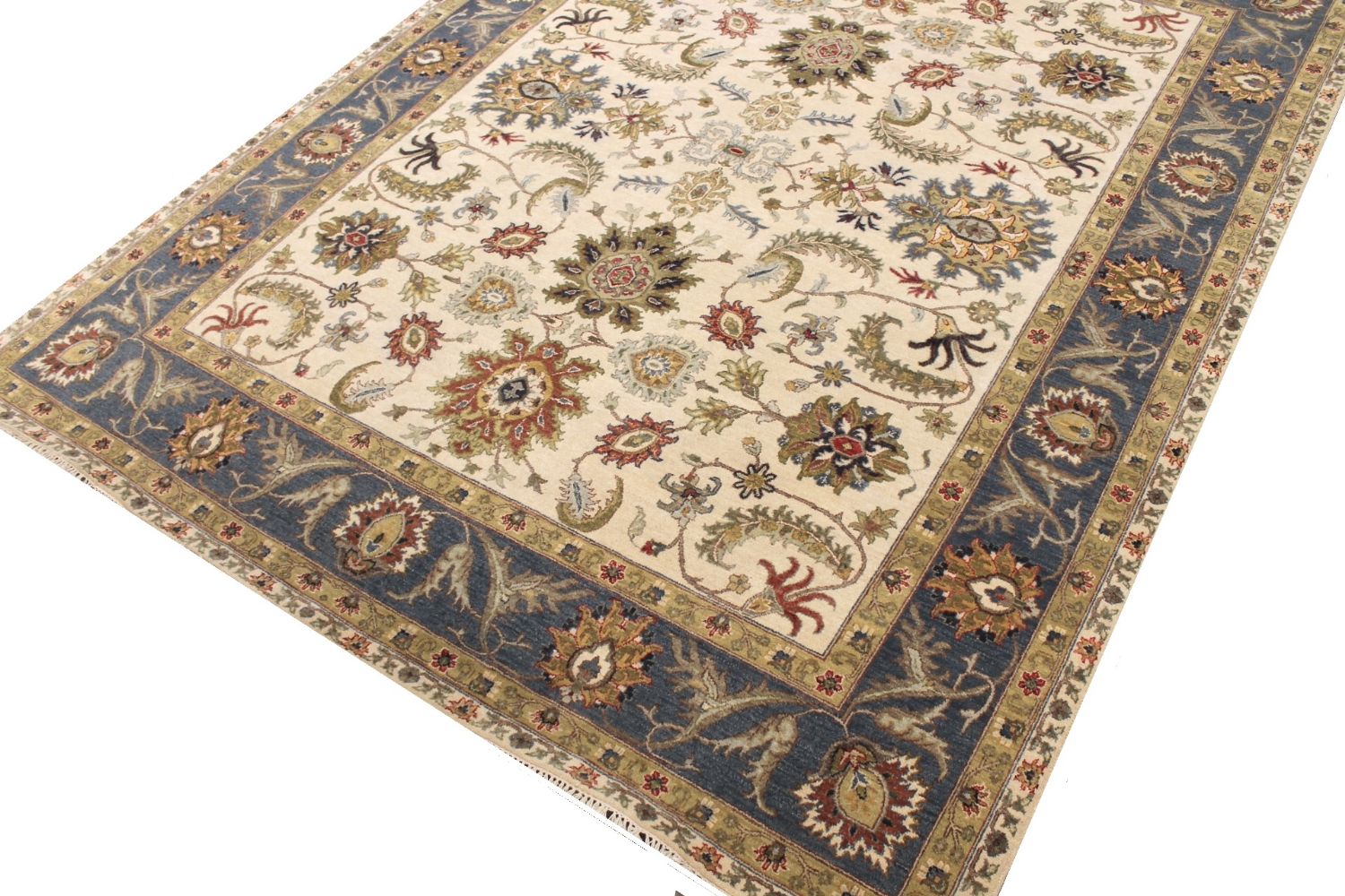 8x10 Traditional Hand Knotted Wool Area Rug - MR030688