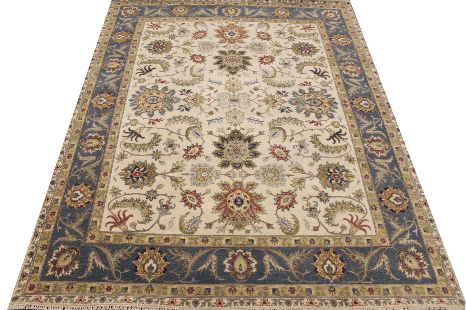 8x10 Traditional Hand Knotted Wool Area Rug - MR030688