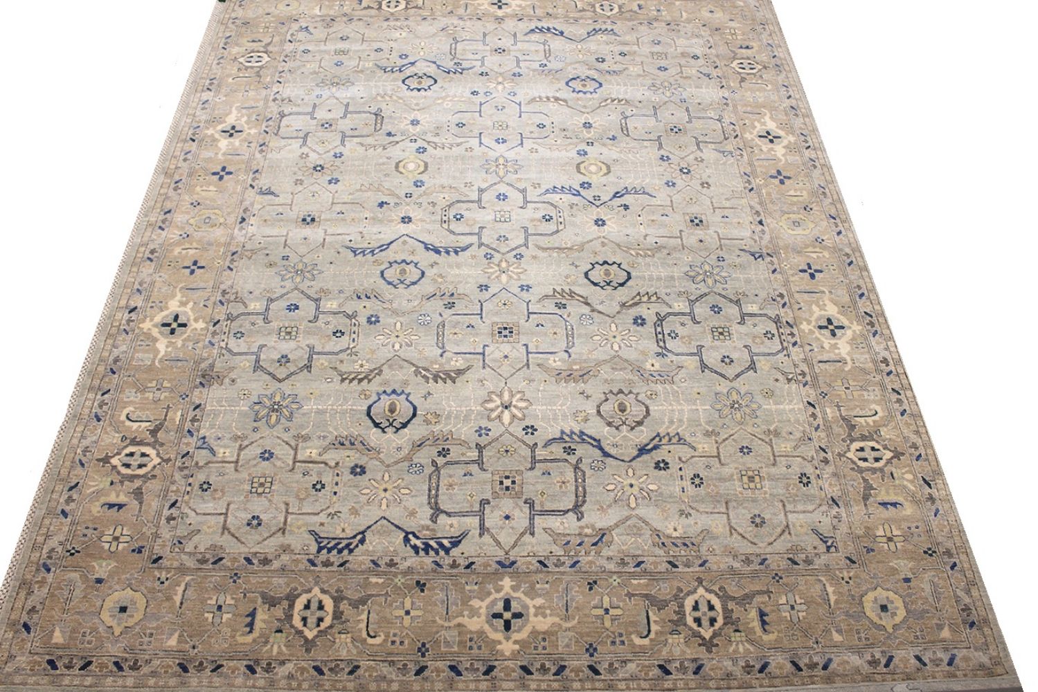 9x12 Traditional Hand Knotted Wool Area Rug - MR030691