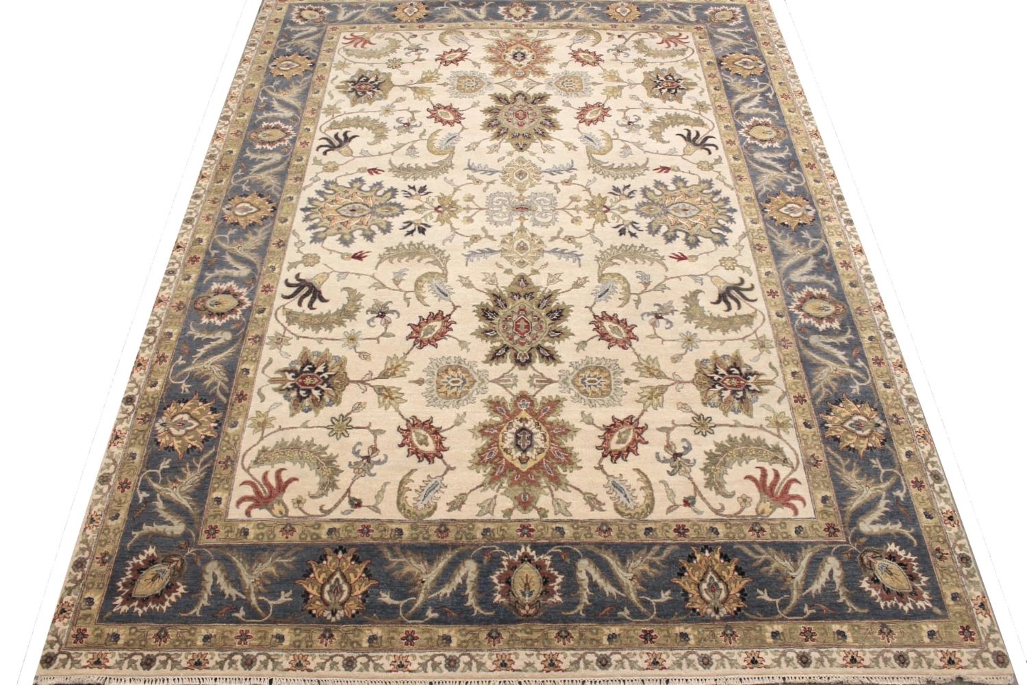 9x12 Traditional Hand Knotted Wool Area Rug - MR030693