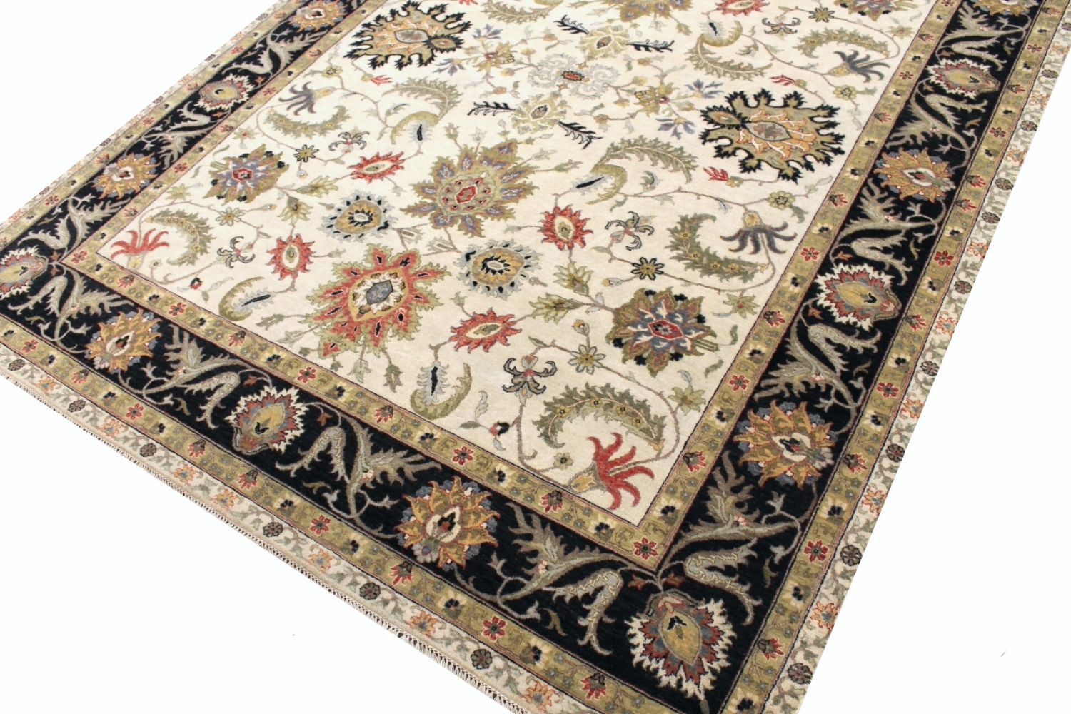 9x12 Traditional Hand Knotted Wool Area Rug - MR030694