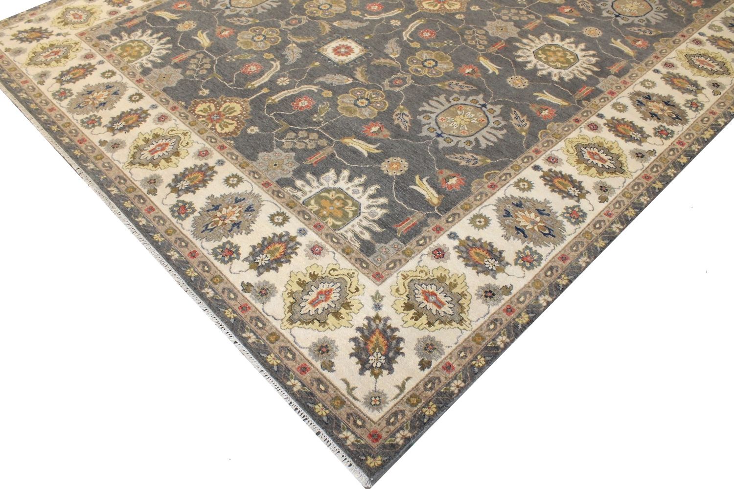 9x12 Traditional Hand Knotted Wool Area Rug - MR030695