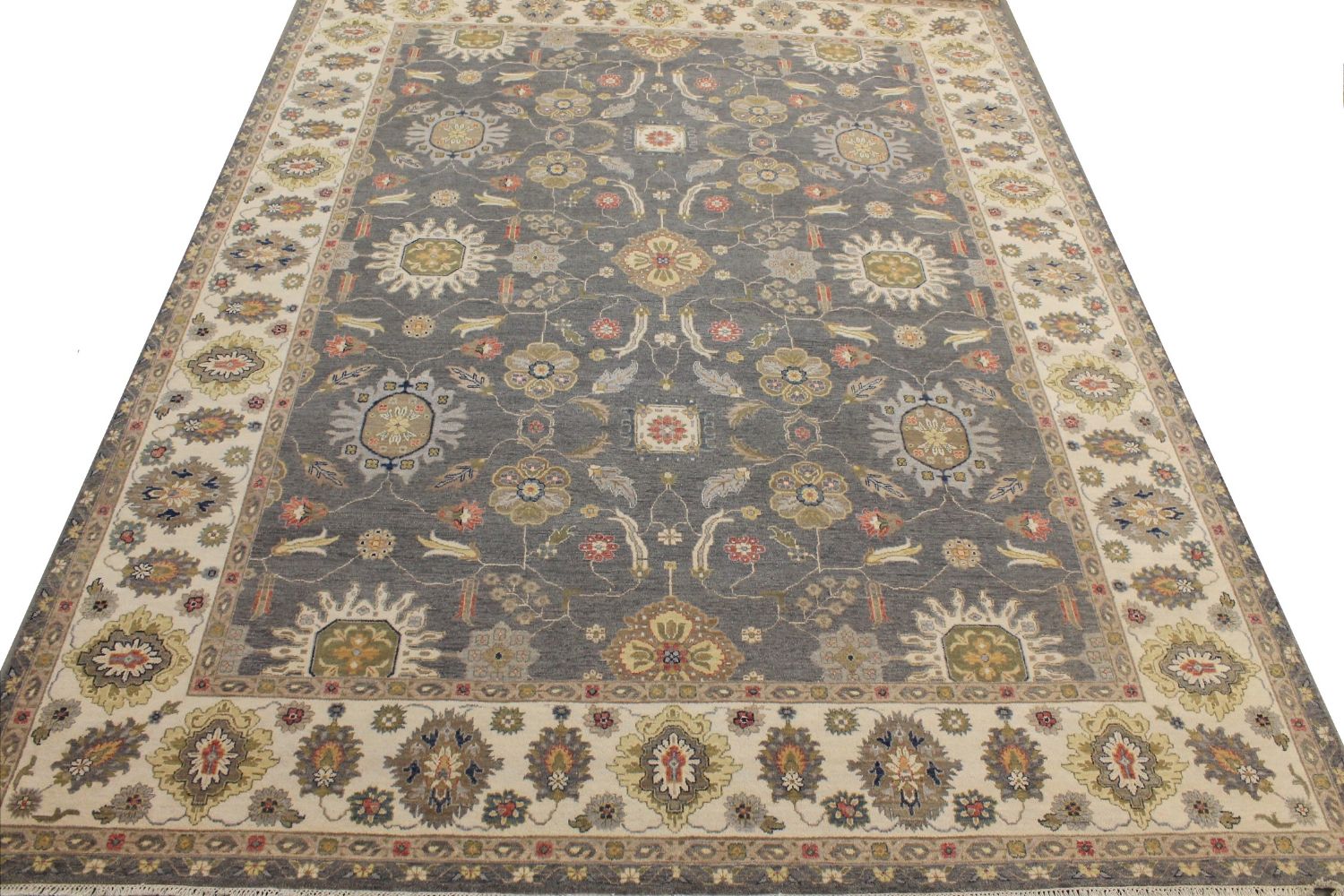 9x12 Traditional Hand Knotted Wool Area Rug - MR030695