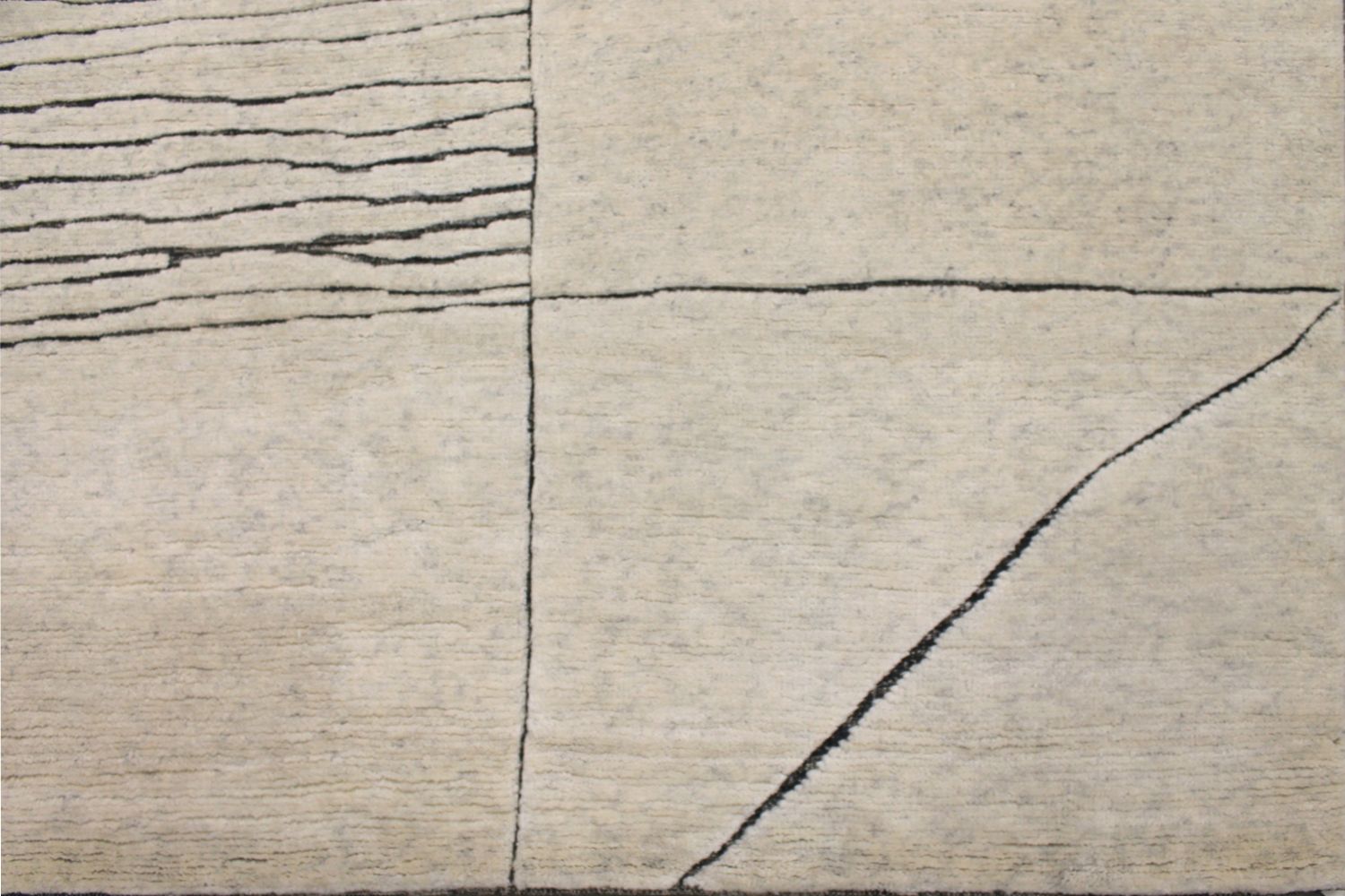 6x9 Casual Hand Knotted Wool Area Rug - MR030696
