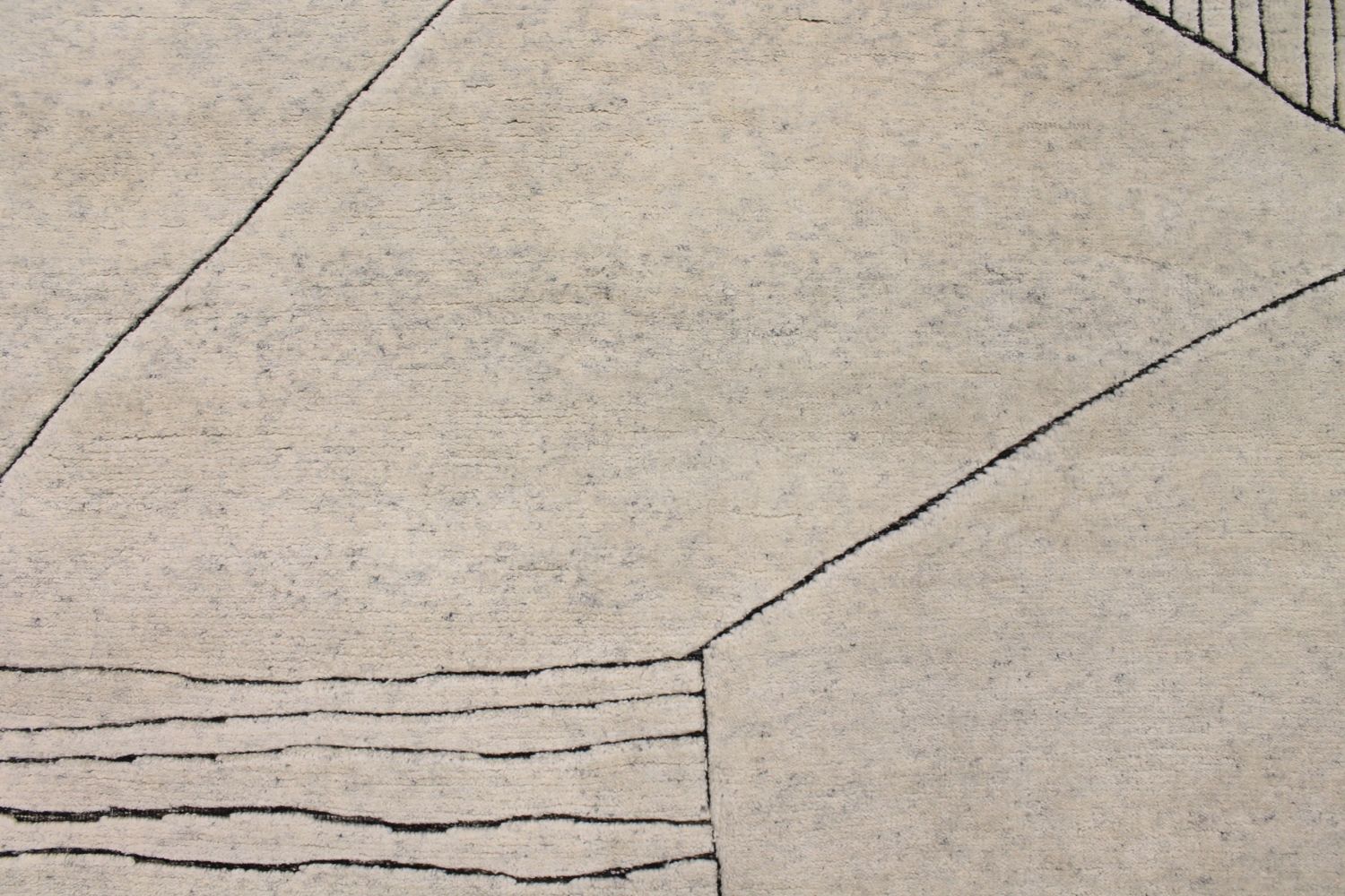 6x9 Casual Hand Knotted Wool Area Rug - MR030696