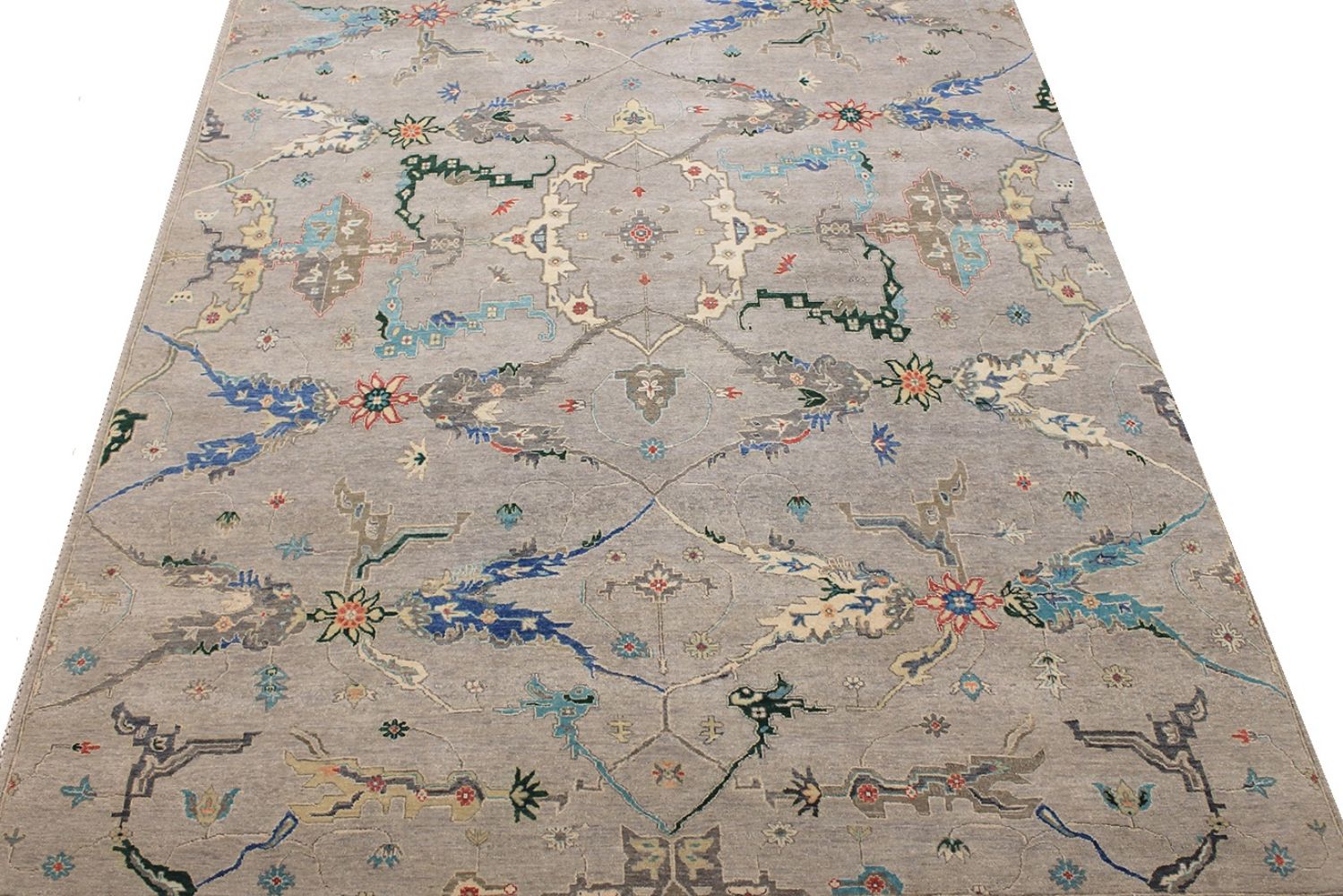 9x12 Traditional Hand Knotted Wool Area Rug - MR030698