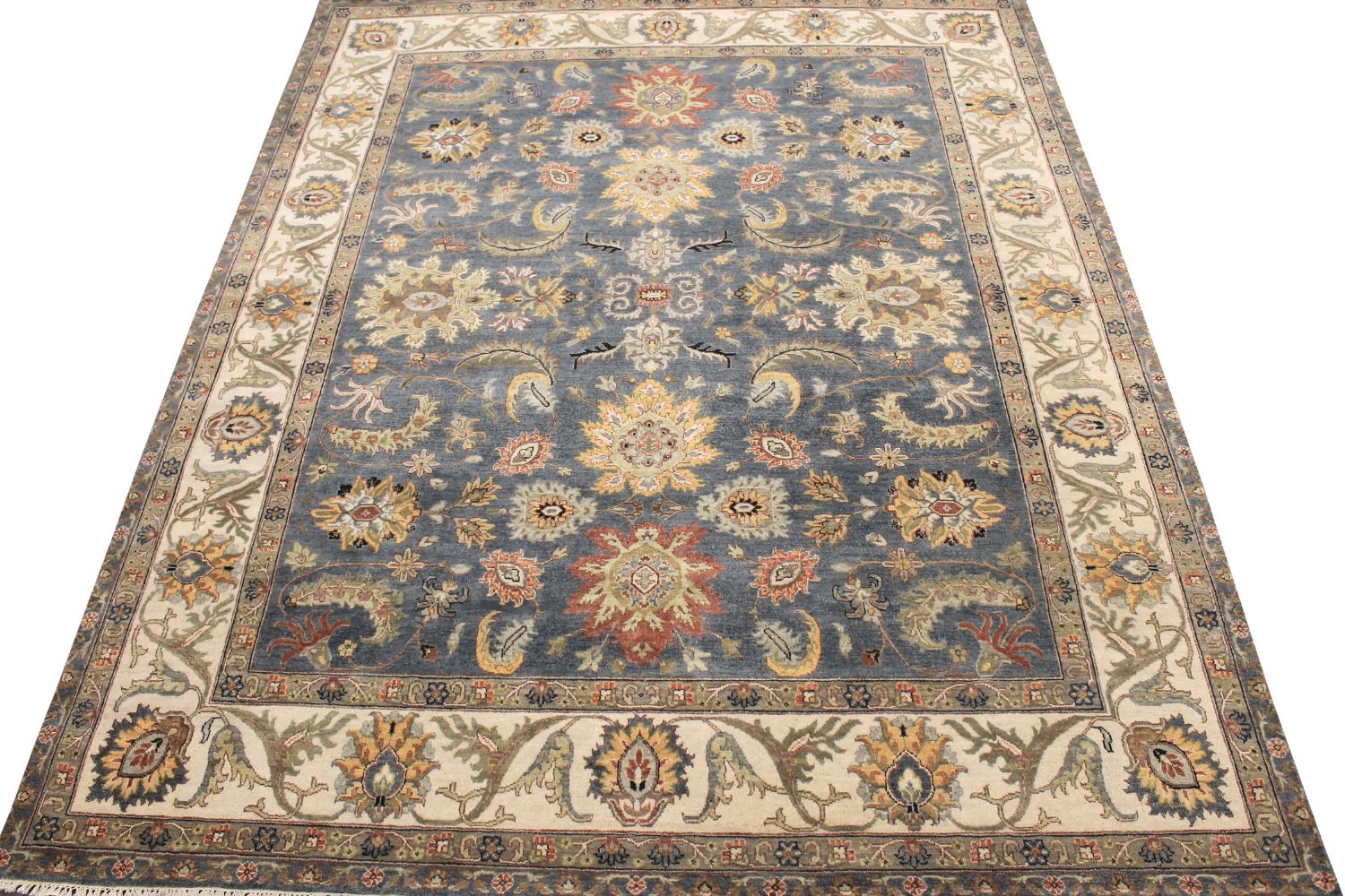 8x10 Traditional Hand Knotted Wool Area Rug - MR030699