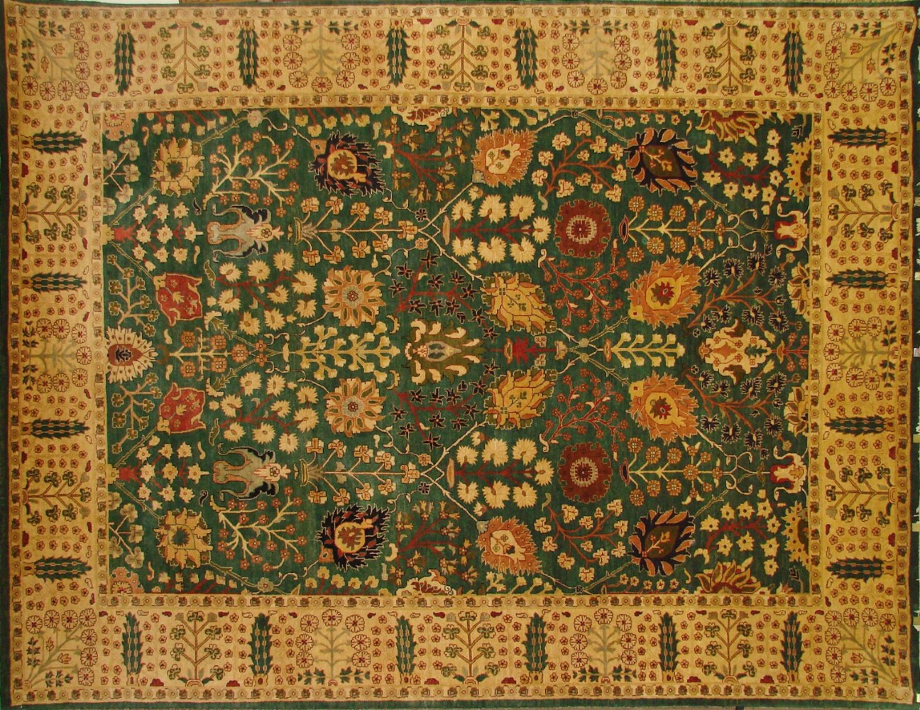 9x12 Traditional Hand Knotted Wool Area Rug - MR0335