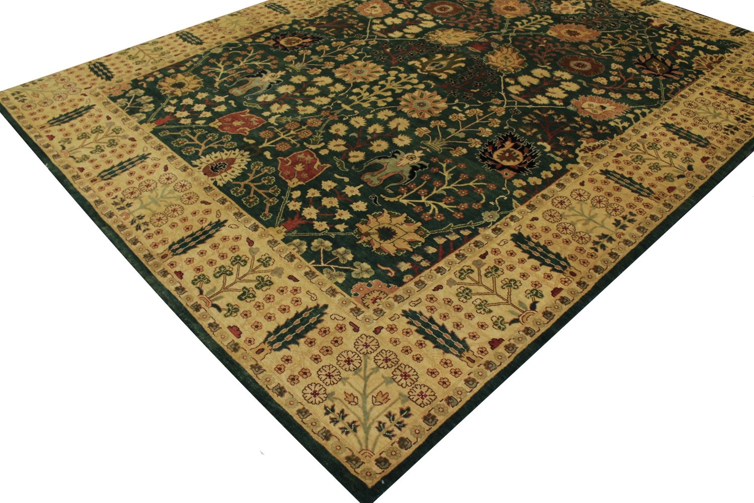 9x12 Traditional Hand Knotted Wool Area Rug - MR0335