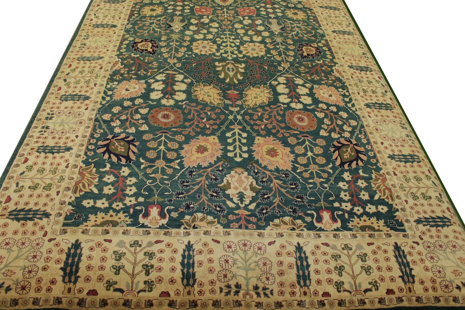 9x12 Traditional Hand Knotted Wool Area Rug - MR0335