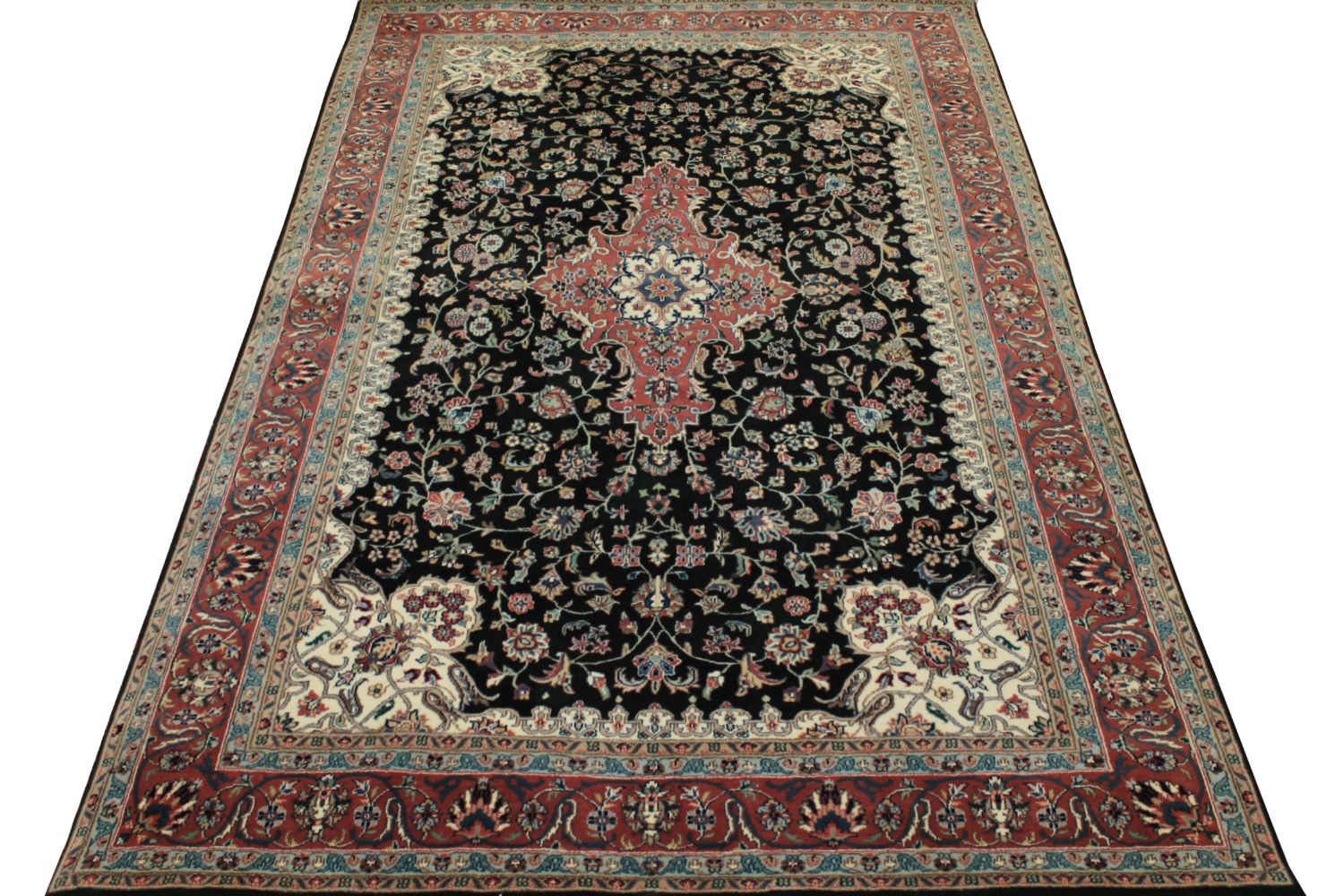 6x9 Traditional Hand Knotted Wool Area Rug - MR0728