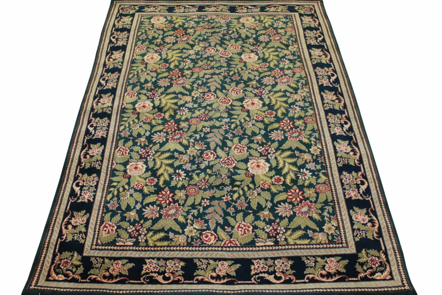 6x9 Traditional Hand Knotted Wool Area Rug - MR0734