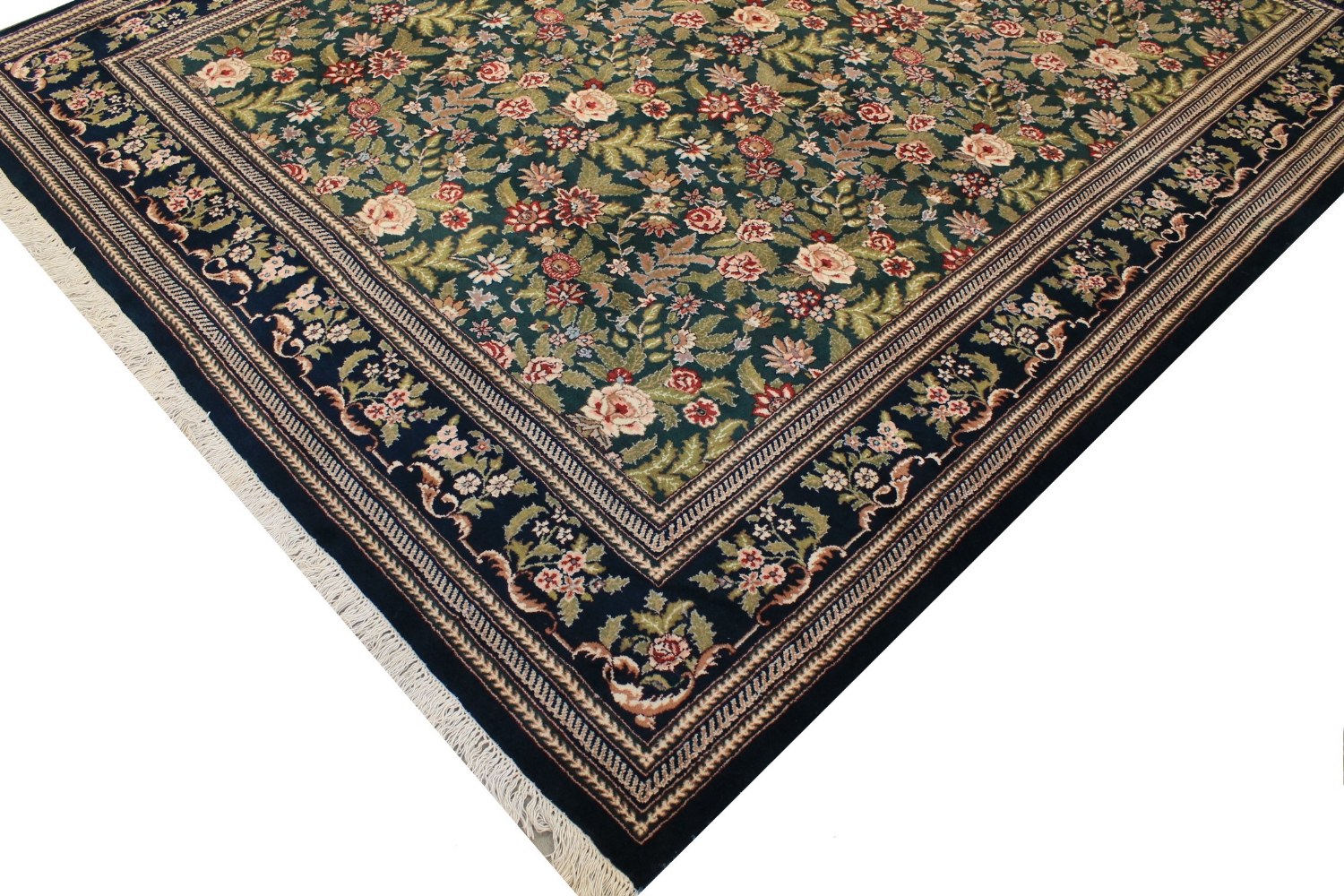 8x10 Traditional Hand Knotted Wool Area Rug - MR0746