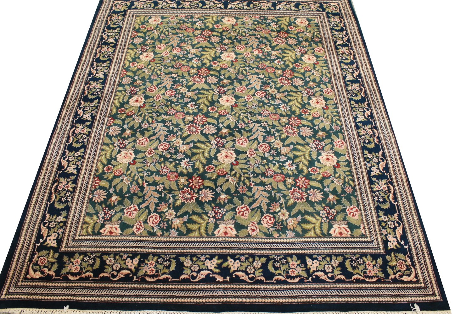 8x10 Traditional Hand Knotted Wool Area Rug - MR0746