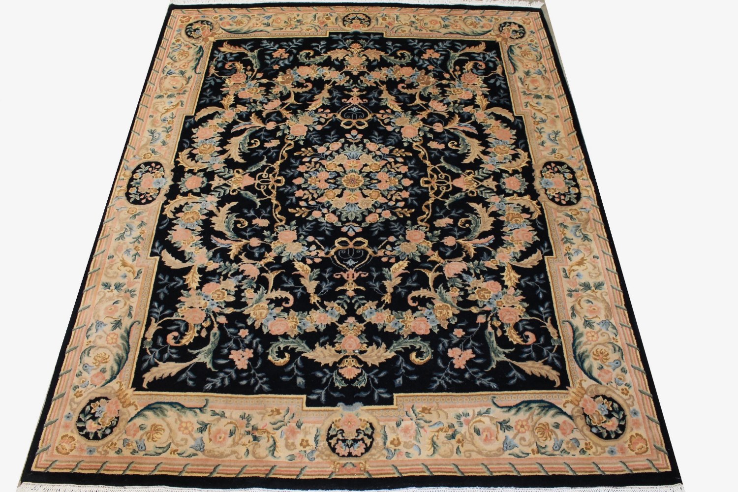 8x10 Traditional Hand Knotted Wool Area Rug - MR0757