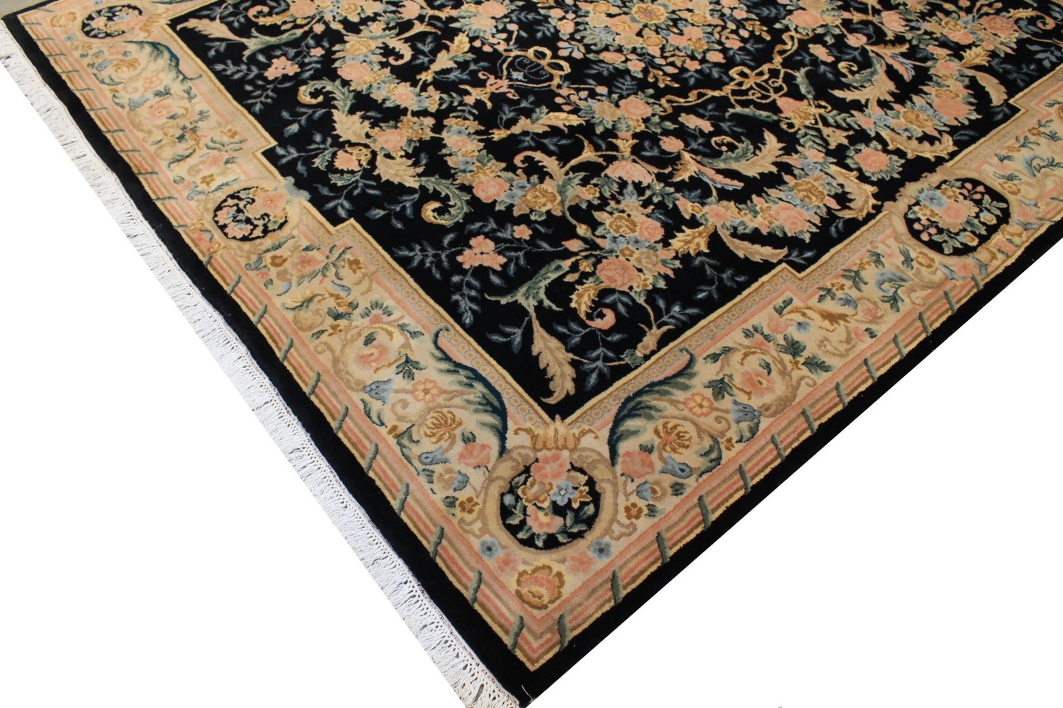 8x10 Traditional Hand Knotted Wool Area Rug - MR0757