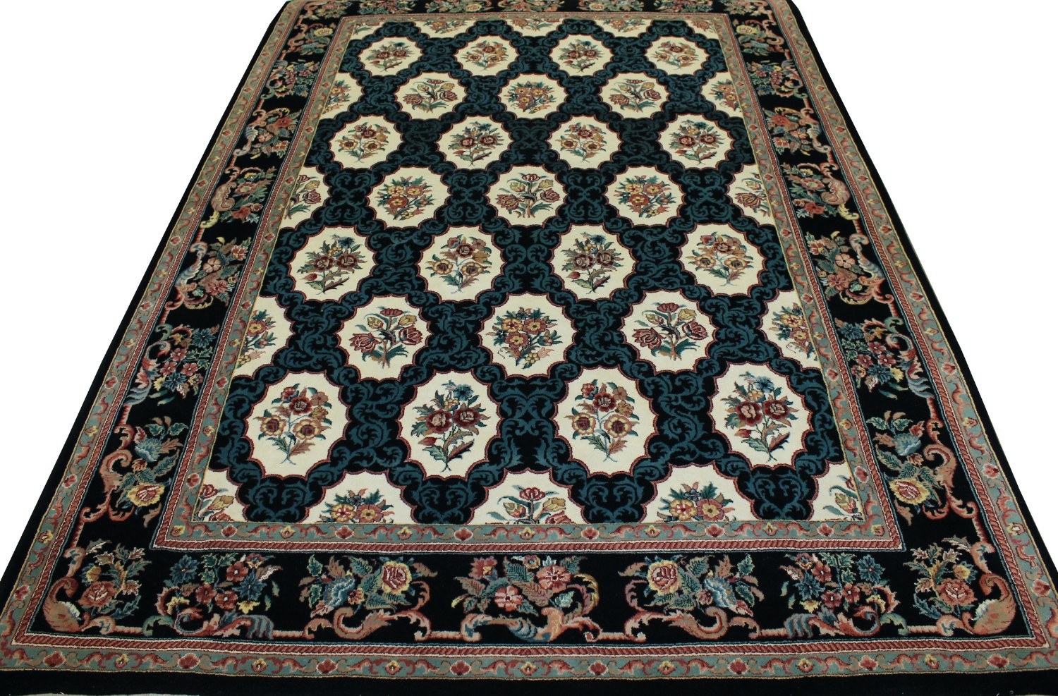 9x12 Traditional Hand Knotted Wool Area Rug - MR0774