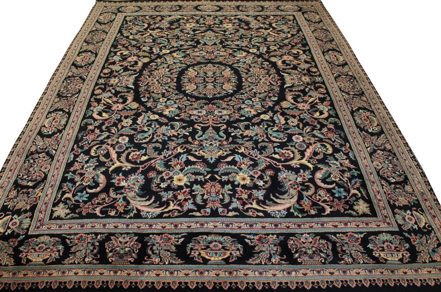 9x12 Traditional Hand Knotted Wool Area Rug - MR0779