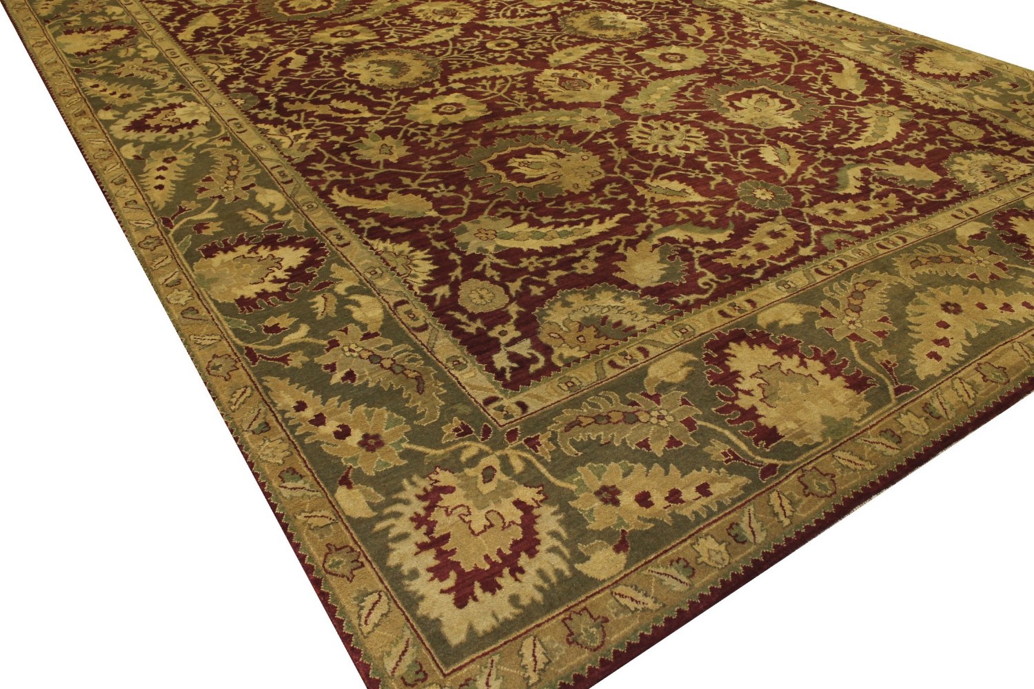 10x14 Traditional Hand Knotted Wool Area Rug - MR0792