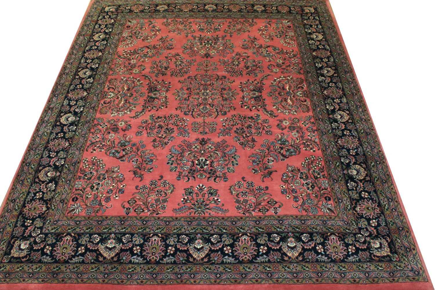 8x10 Traditional Hand Knotted Wool Area Rug - MR0974