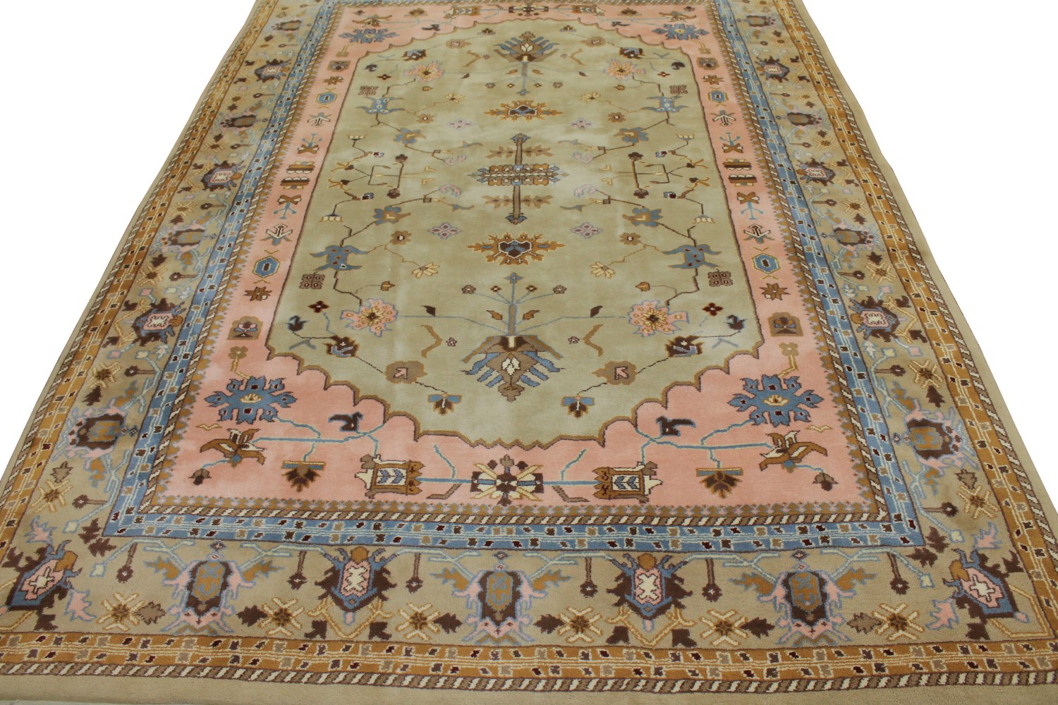 9x12 Traditional Hand Knotted Wool Area Rug - MR0988