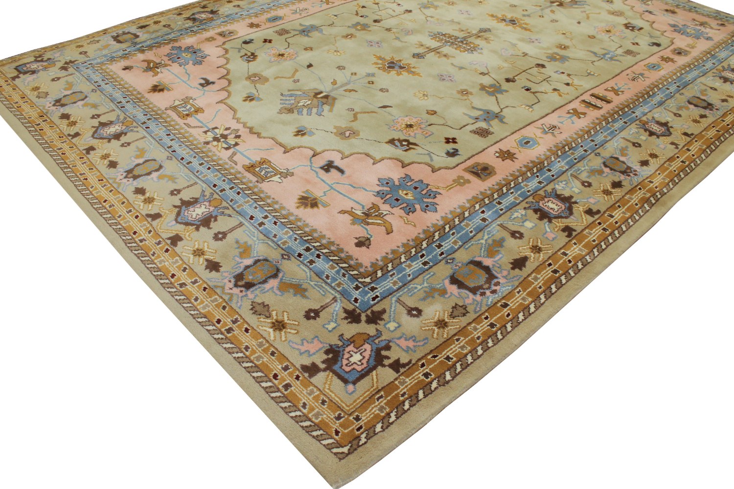 9x12 Traditional Hand Knotted Wool Area Rug - MR0988