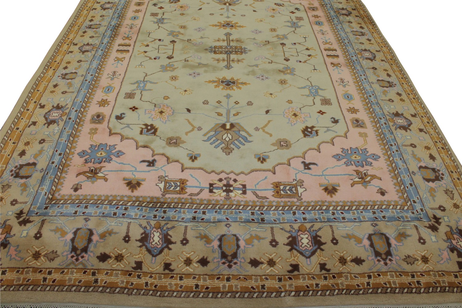 9x12 Traditional Hand Knotted Wool Area Rug - MR0988